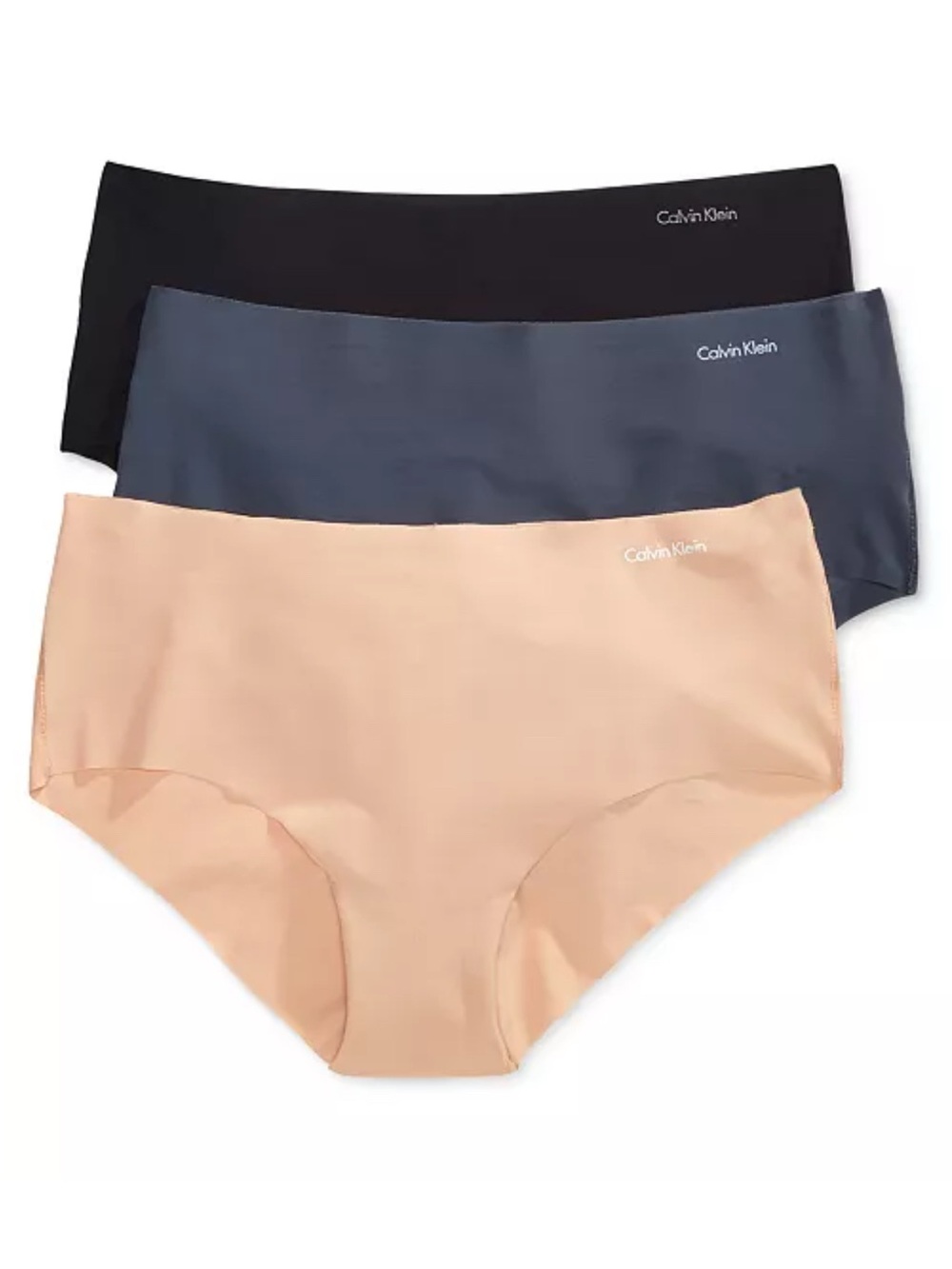 Calvin Klein Women's Invisibles Hipster Underwear 3-Pack